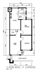 Blk 829 Yishun Street 81 (Yishun), HDB 3 Rooms #558215311